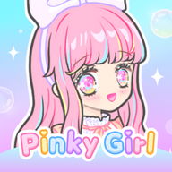 Pinky Girl: Dress up & Make Friends