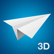 Aviões de papel aviões - instruções animadas em 3D