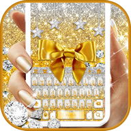 Golden Bow Keyboard Theme