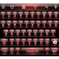 Dusk Red Emoji Keyboard