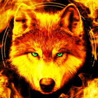Fire Wallpaper and Keyboard - Lone Wolf