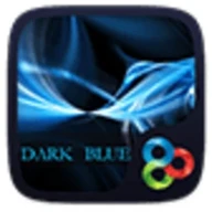 Dark Blue Go Launcher Theme