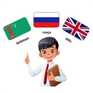Turkmen Russian English phrase