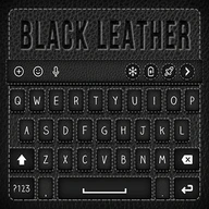 Black Leather Keyboard Theme