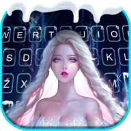 Ice Princess Keyboard Backgrou