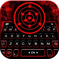 Red Cool Sharingan Theme