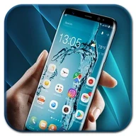 Galaxy launcher theme &wallpaper