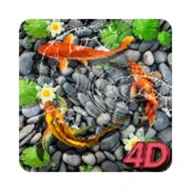4D Koi Fish Water Live Wallpaper