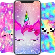 Glitter Unicorn Wallpaper