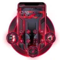 Red Black Business Technology Theme