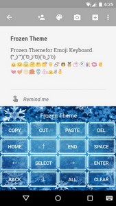 Winter Emoji Keyboard Theme