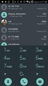 Dialer theme Droid L