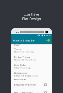Material Status Bar