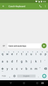 Czech Diacritic Keyboard