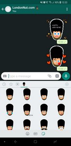 London Guard Stickers (for WhatsApp)