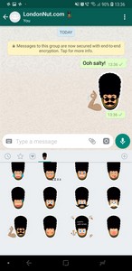 London Guard Stickers (for WhatsApp)