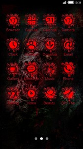 Zombie Theme: Scary Horror wallpaper