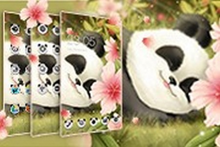 Cute Baby Panda Theme