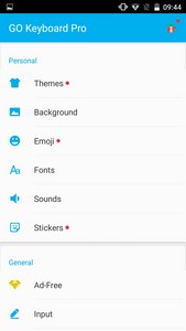 GO Keyboard Pro - Emoji, GIF, Cute, Swipe Faster
