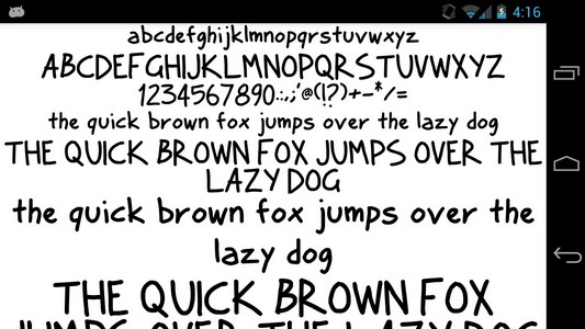 Fonts for FlipFont 50 Clean