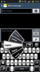 Black and White Keyboard