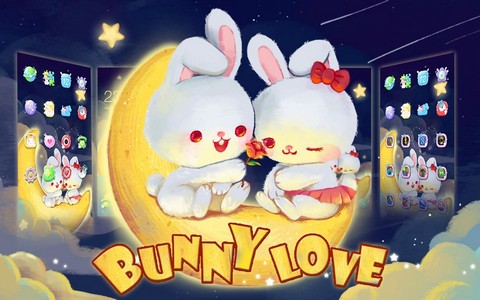 Kawaii Rabbit Love theme