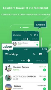 Whatsapp Messenger Tips bleu