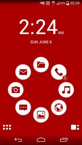 Basic Red Theme for Smart Launcher