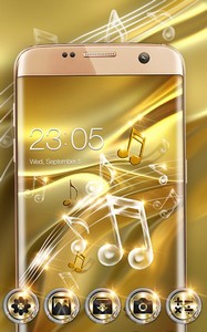 Gold Silk Glitter Theme: Dynamic Luxury music