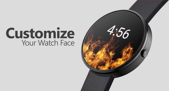 Flames Watch Face - Wear OS Smartwatch - Animated