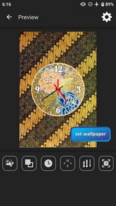 Batik Clock