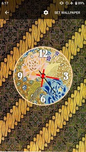 Batik Clock