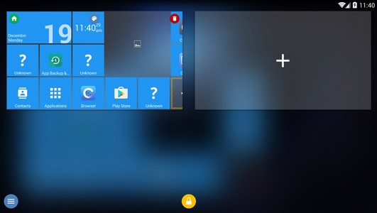 Square Home 3 - Launcher : Windows style