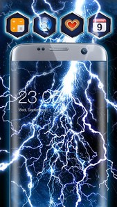 Stormy Lightning Theme: dynamic night wallpaper
