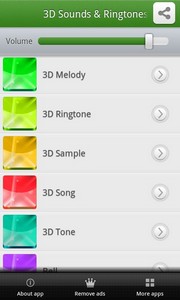 3D Sounds & Ringtones Free