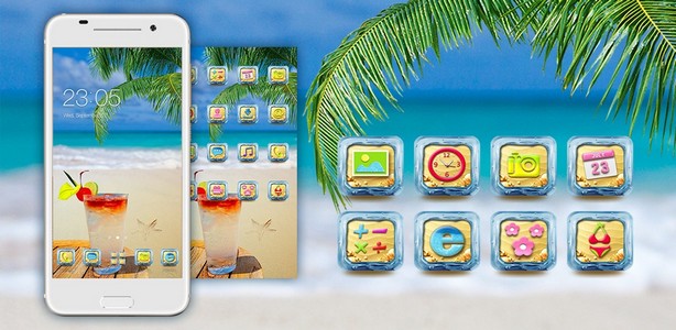 Summer Beach Theme: Coconut wallpaper HD