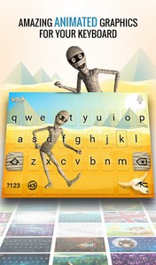 Wave Animated Keyboard + Emoji
