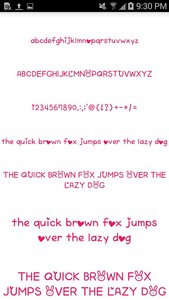 Color Fonts for FlipFont #6