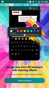 Rockey Keyboard -Transparent Emoji  Keyboard