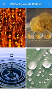 S9 Backgrounds Wallpapers Water Drop HD