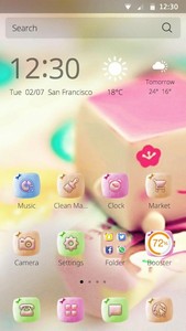 Marshmallow Candy Face Theme