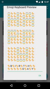 Birthday Art -Emoji Keyboard?