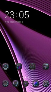 Purple tech business theme for Galaxy s8