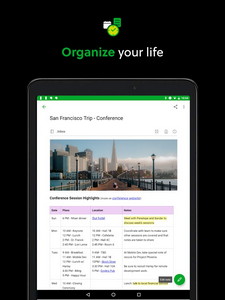 Evernote planner template