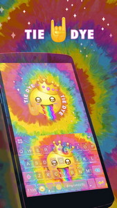Tie Dye Keyboard Theme