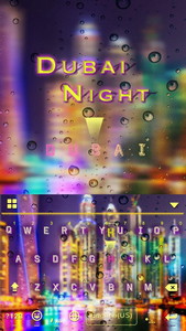 Dubai Night Keyboard Theme