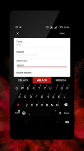 xBlack - Red Premium Theme for Xperia