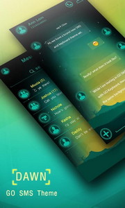 (FREE) GO SMS PRO DAWN THEME