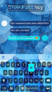 Blue Fantasy Keyboard Theme