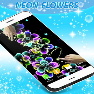 न य न फ ल ल इव व लप पर Android एप ल क श Apk Com Tmestudios Neonflowerswallpaper Launcher 2020 Themes U0026 Keyboard Apps द व र प रक श त Phoneky पर ड उनल ड कर